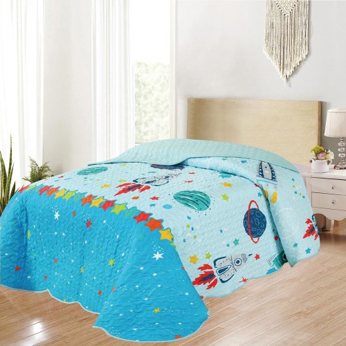 Κουβερλί Παιδικό Μονό 160x220 Adam Home 3030