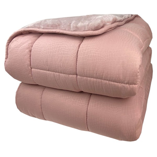Κουβερτοπάπλωμα Μονό 160x220 Astron Dusty Rose