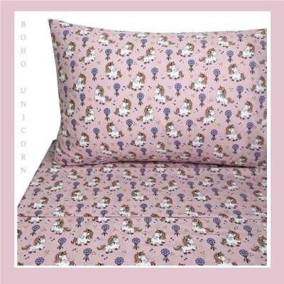 Σετ Σεντόνια Μονά 170x260 Astron Boho Unicorn 