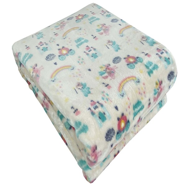 Παιδική Κουβέρτα Βελουτέ Μονή 160×220 Little Princess