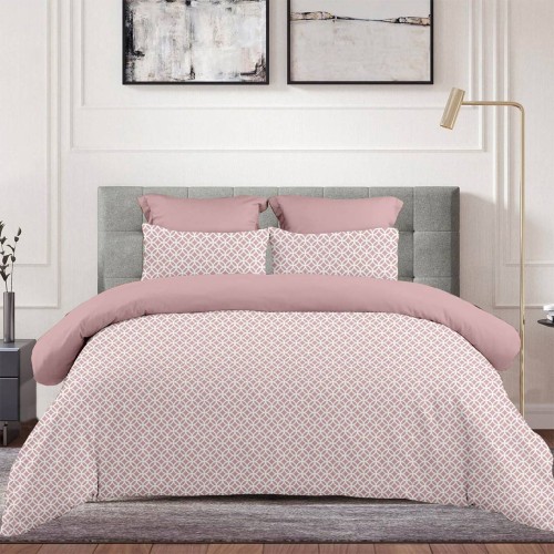 Σετ Σεντόνια Υπέρδιπλα 240x260 Astron Sienna Dusty Rose