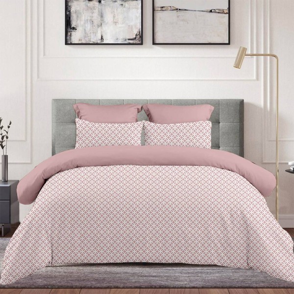 Σετ Σεντόνια Υπέρδιπλα 240x260 Astron Sienna Dusty Rose