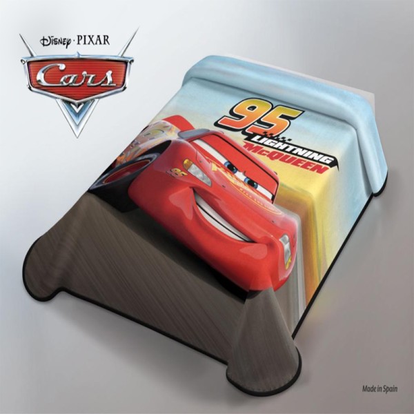 Κουβέρτα βελουτέ ημίδιπλη 160x220 Disney Cars