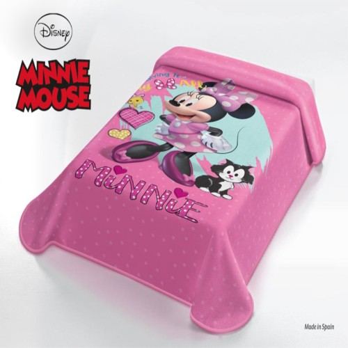 Κουβέρτα βελουτέ ημίδιπλη 160x220 Disney Minnie