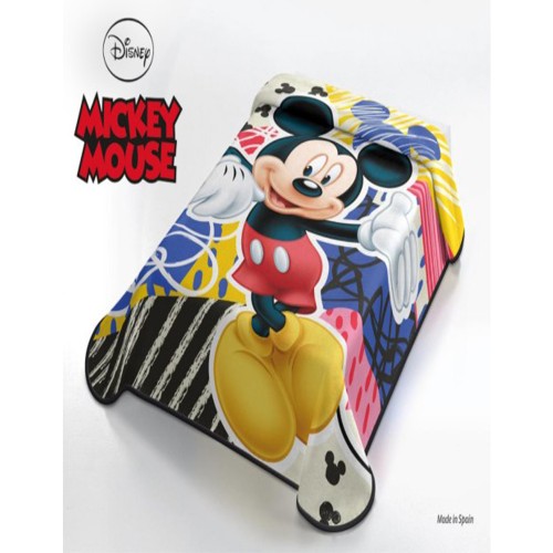 Κουβέρτα βελουτέ ημίδιπλη 160x220 Disney Mickey