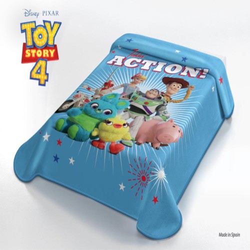Κουβέρτα βελουτέ ημίδιπλη 160x220 Disney Toy Story