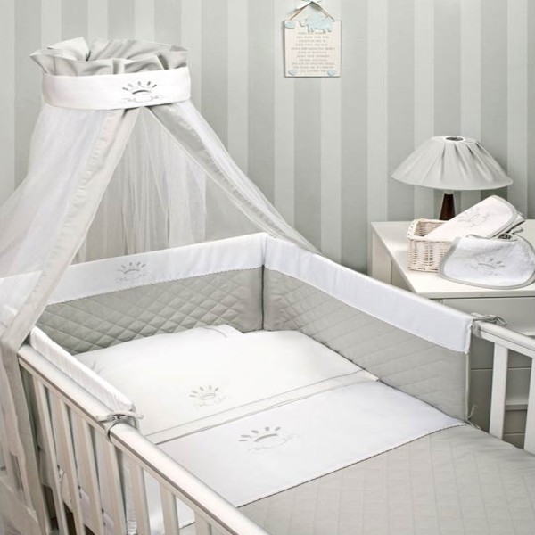 Σετ σεντόνια κούνιας Baby Oliver Royal Grey 331