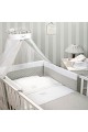 Σετ σεντόνια κούνιας Baby Oliver Royal Grey 331
