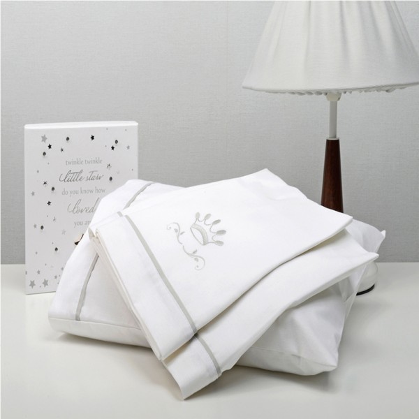 Σετ σεντόνια κούνιας Baby Oliver Royal Grey 331