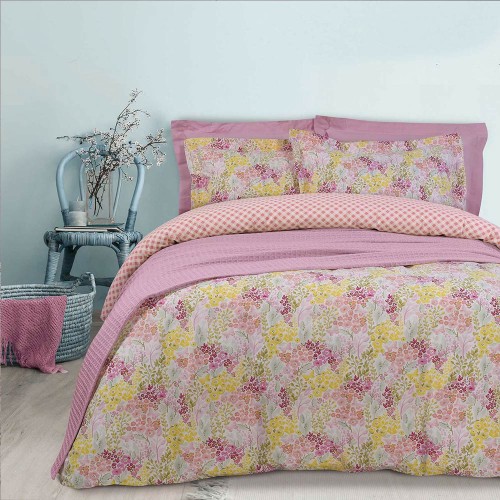Σετ σεντόνια υπέρδιπλα 240x260 Das Home Happy Line 9557 