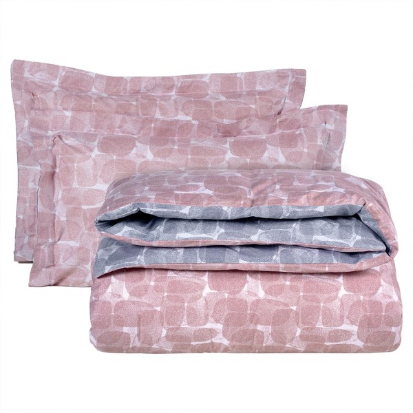 Σετ σεντόνια υπέρδιπλα 240x260 Das Home Happy Line 9646