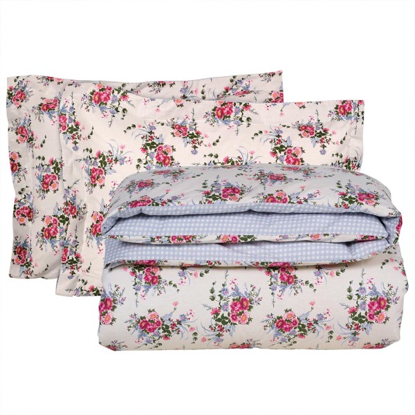 Σετ σεντόνια υπέρδιπλα 240x260 Das Home Happy Line 9647