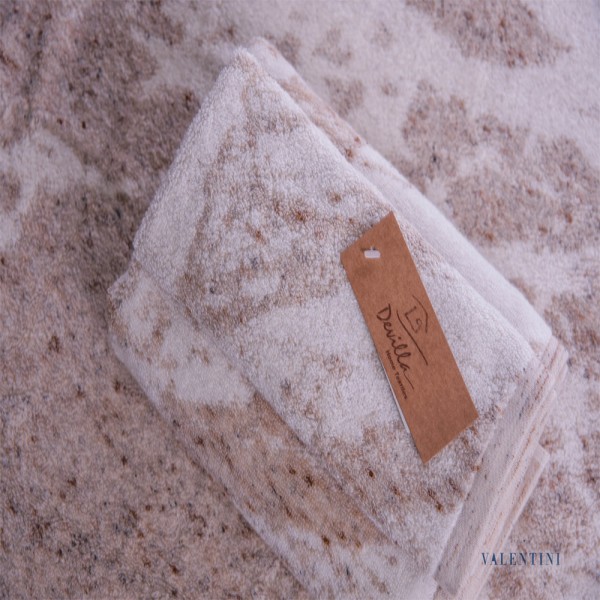 Πετσέτες μπάνιου 3 τμχ DEVILLA MATA BEIGE 26 70x140