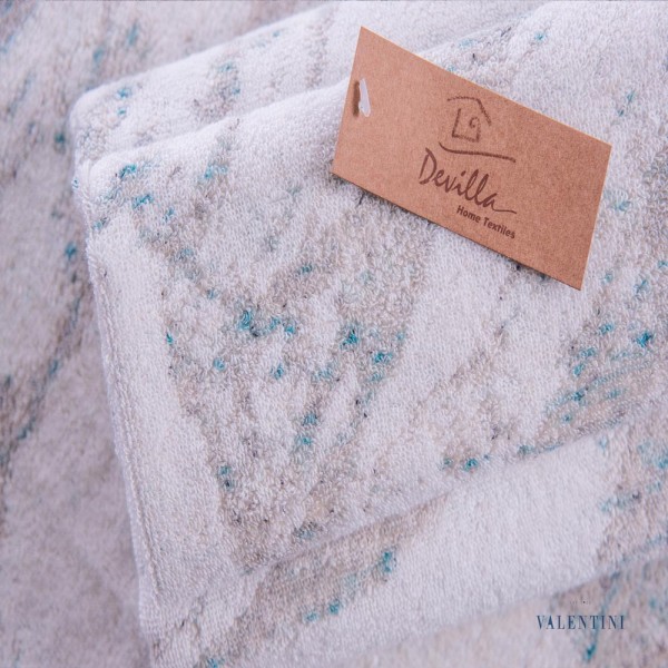 Πετσέτες μπάνιου 3 τμχ DEVILLA MATA GREEN 27 70x140