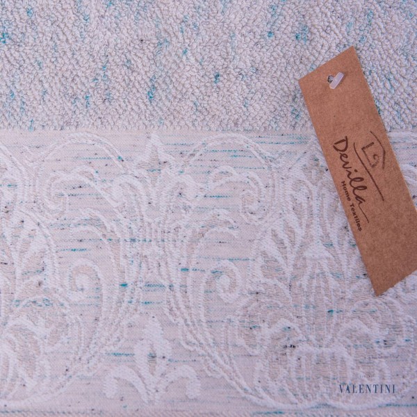 Πετσέτες μπάνιου 3 τμχ DEVILLA MATC GREEN 27 70x140