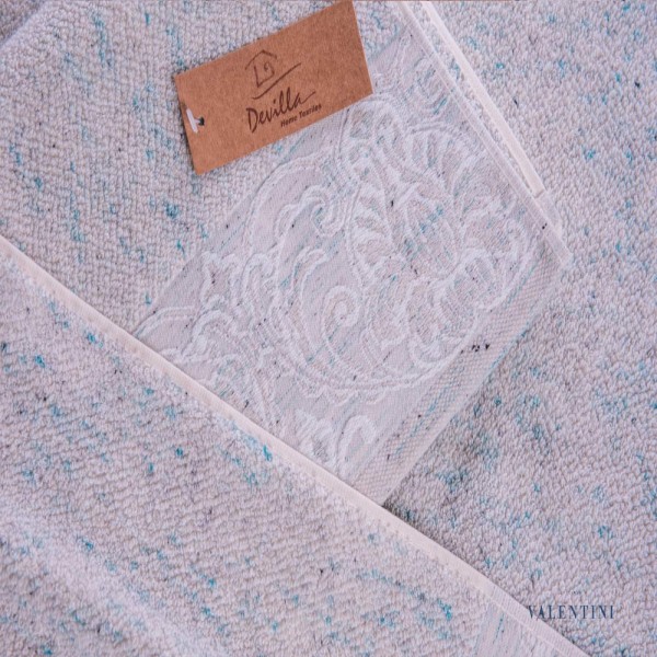 Πετσέτες μπάνιου 3 τμχ DEVILLA MATC GREEN 27 70x140