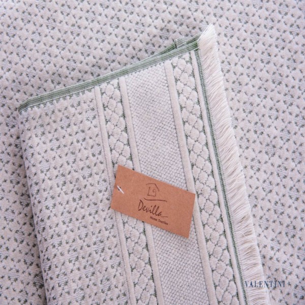 Πετσέτες μπάνιου 3 τμχ DEVILLA TETB GREEN 30 70x140