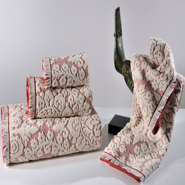 Πετσέτες μπάνιου 3 τμχ Down Town Classic 550 Claret Red (90x150)