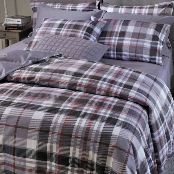 Σετ σεντόνια υπέρδιπλα 245x270 Down Town Daniel+ Καρώ 816