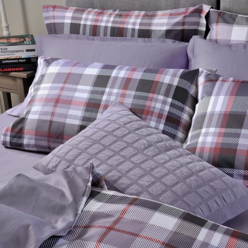 Σετ σεντόνια υπέρδιπλα 245x270 Down Town Daniel+ Καρώ 816