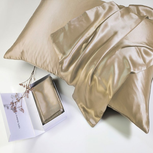 Μεταξωτή Μαξιλαροθήκη Φάκελος (50x76) Down Town Mulberry Silk Champagne