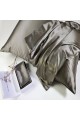 Μεταξωτή Μαξιλαροθήκη Φάκελος (50x76) Down Town Mulberry Silk Dark Grey
