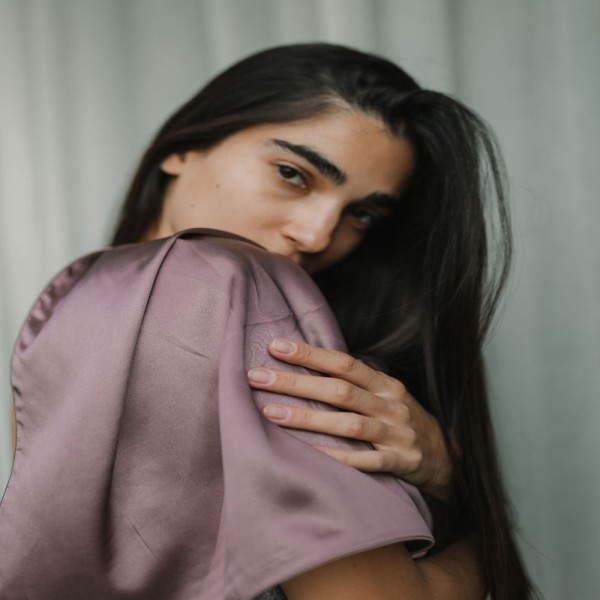 Μεταξωτή Μαξιλαροθήκη Φάκελος (50x76) Down Town Mulberry Silk Purple