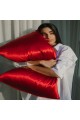 Μεταξωτή Μαξιλαροθήκη Φάκελος (50x76) Down Town Mulberry Silk Red