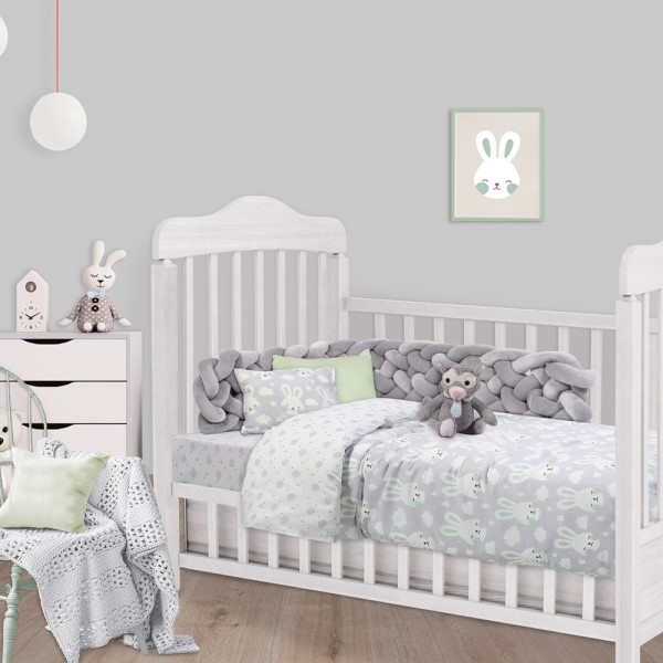 Σετ Σεντόνια Κούνιας Das Home Baby Fun Line 4823