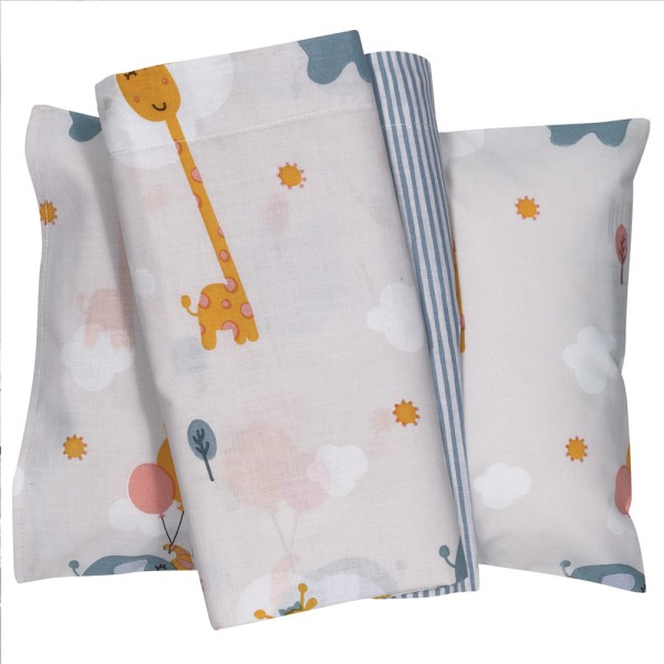 Σετ Σεντόνια Κούνιας Das Home Baby Fun Line 4824