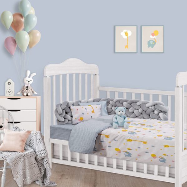 Σετ Σεντόνια Κούνιας Das Home Baby Fun Line 4824