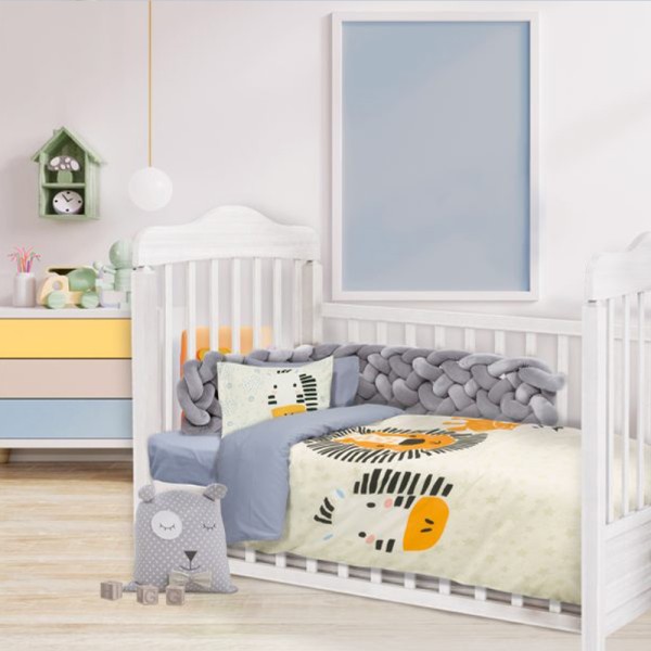 Σετ Σεντόνια Κούνιας Das Home Baby Smile Digital 4850