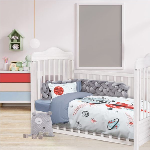 Σετ Σεντόνια Κούνιας Das Home Baby Smile Digital 4851