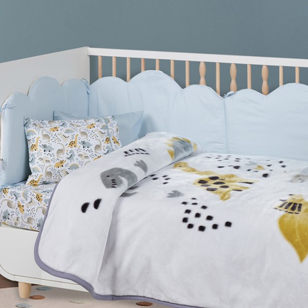 Κουβέρτα Βελουτέ Κούνιας (110x140) Das Home Baby 4977