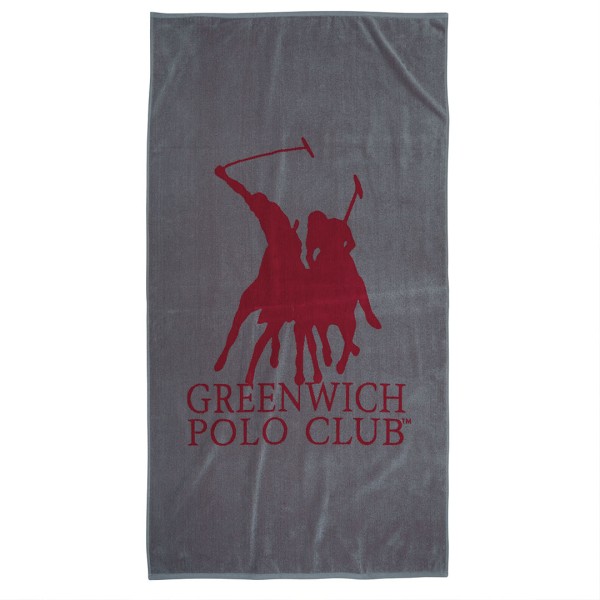 Πετσέτα Θαλάσσης (90x170) Greenwich Polo Club 3594 Grey