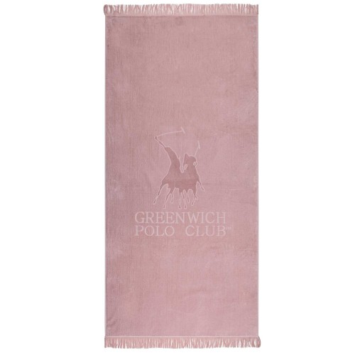 Πετσέτα Θαλάσσης (90x190) Greenwich Polo Club 3622 Pink