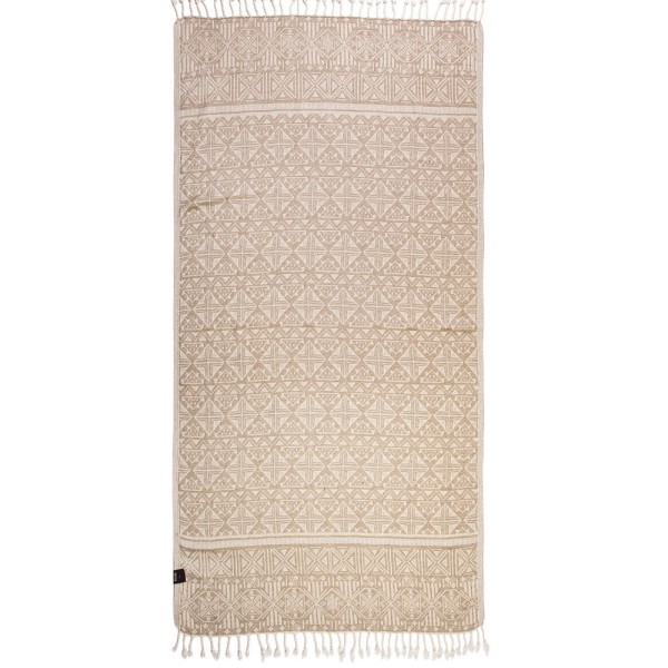 Πετσέτα-Παρεό (80x180) Greenwich Polo Club 3681 Ecru