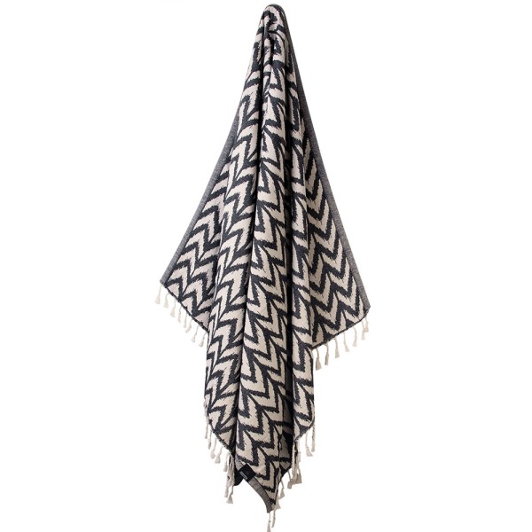 Πετσέτα-Παρεό (80x180) Greenwich Polo Club 3684 Black