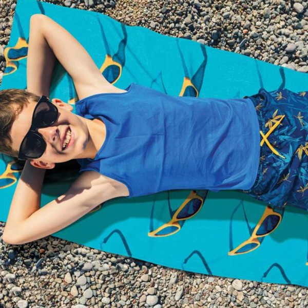 Παιδική Πετσέτα Θαλάσσης (70x140) Greenwich Polo Club 3720 Ciel/Yellow