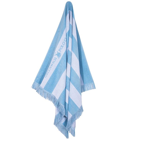 Πετσέτα Θαλάσσης (90x170) Greenwich Polo Club Beach 3728 Ciel
