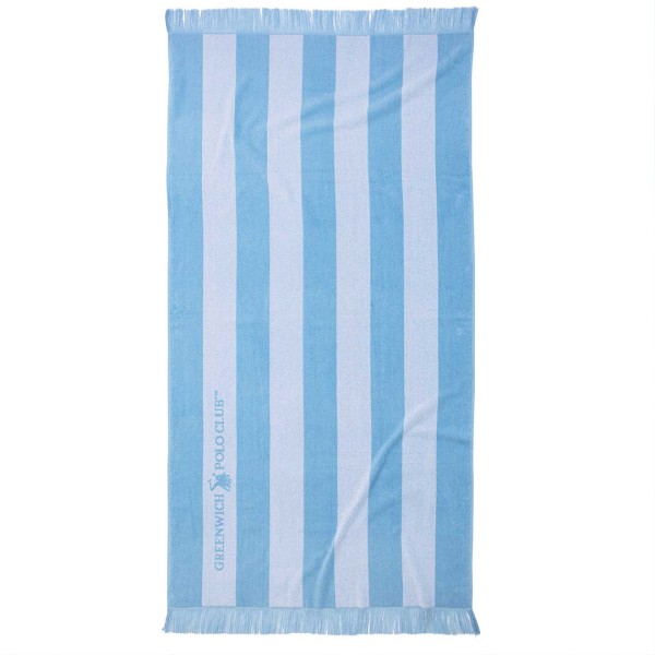 Πετσέτα Θαλάσσης (90x170) Greenwich Polo Club Beach 3728 Ciel