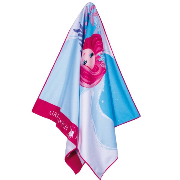 Παιδική Πετσέτα Θαλάσσης Microfiber (70x140) Greenwich Polo Club Junior 3759 Blue