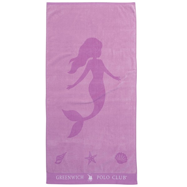 Παιδική Πετσέτα Θαλάσσης (70x140) Greenwich Polo Club Junior 3765 Purple