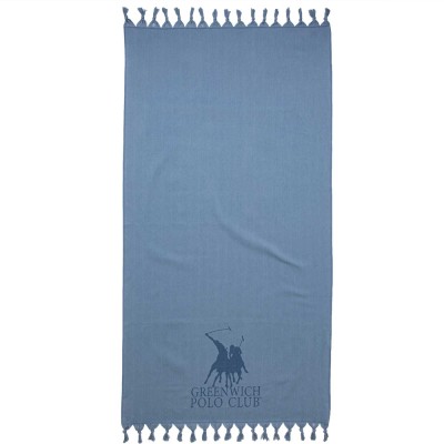 Πετσέτα-Παρεό (90x170) Greenwich Polo Club Beach 3795 Blue