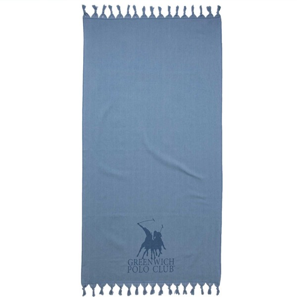 Πετσέτα-Παρεό (90x170) Greenwich Polo Club Beach 3795 Blue