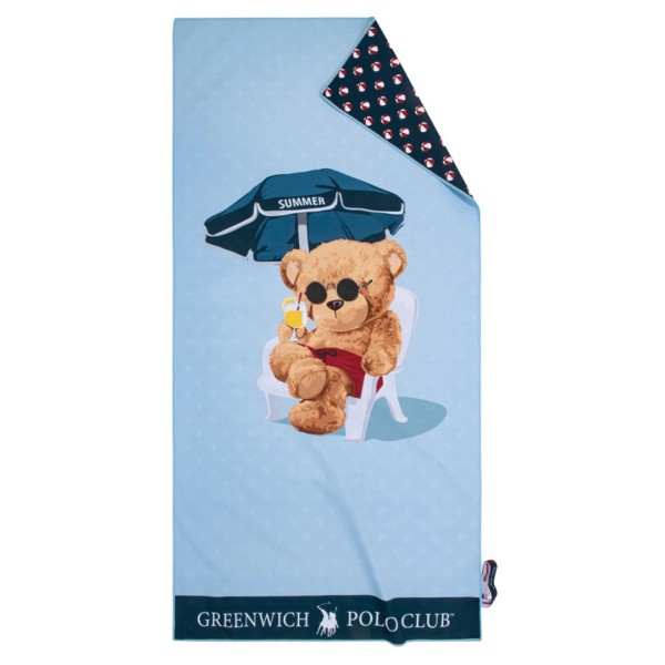 Παιδική Πετσέτα Θαλάσσης Microfiber (70x140) 2 Όψεων Greenwich Polo Club Junior 3879