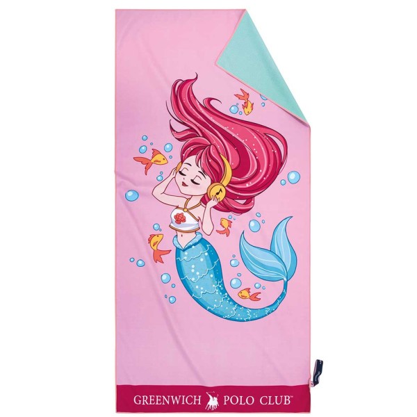 Παιδική Πετσέτα Θαλάσσης Microfiber (70x140) 2 Όψεων Greenwich Polo Club Junior 3883