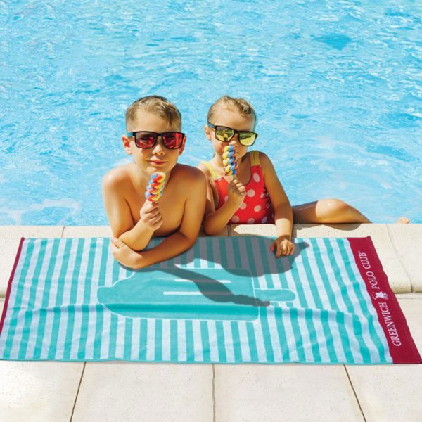 Παιδική Πετσέτα Θαλάσσης (70x140) Greenwich Polo Club Junior 3891