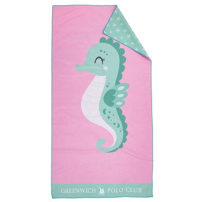 Παιδική Πετσέτα Θαλάσσης Microfiber 2 Όψεων (70x140) Greenwich Polo Club Junior 4176