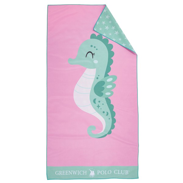 Παιδική Πετσέτα Θαλάσσης Microfiber 2 Όψεων (70x140) Greenwich Polo Club Junior 4176